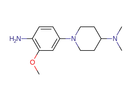 1-(4-amino-3-methoxyphenyl)-N,N-dimethylpiperidine-4-amine