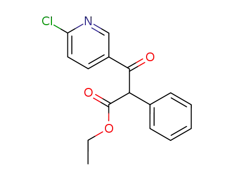 3-(6-chloro-pyridin-3-yl)-3-oxo-2-phenyl-propionic acid ethyl ester