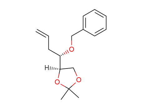 (R)-4-((S)-1-(benzyloxy)but-3-ene-1-yl)-2,2-dimethyl-1,3-dioxypentane