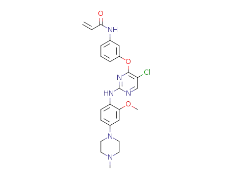N-(3-(5-chloro-2-(2-methoxy-4-(4-methylpiperazin-1-yl)phenylamino)pyrimidin-4-yloxy)phenyl)acrylamide