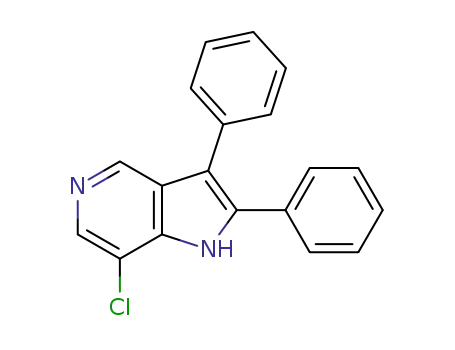 7-chloro-2,3-diphenyl-1H-pyrrolo[3,2-c]pyridine
