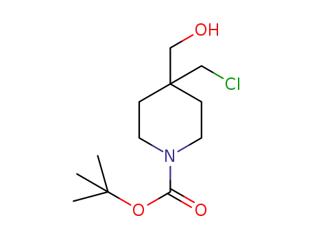 tert-butyl 4-(chloromethyl)-4-(hydroxymethyl)piperidine-1-carboxylate